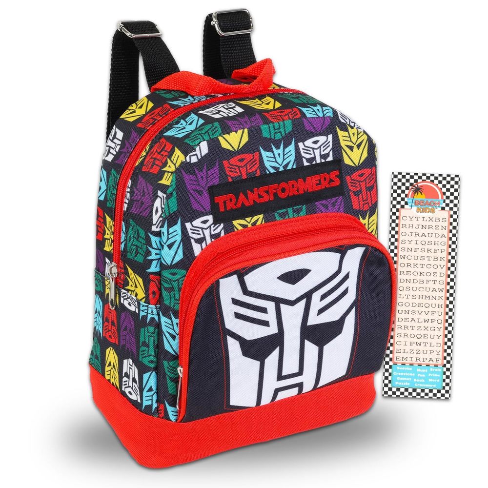 Mini Backpack for Women Set - 10” Canvas Transformers Backpack with Front🙊